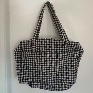BAGGU Pixel Gingham Cloud Carry On